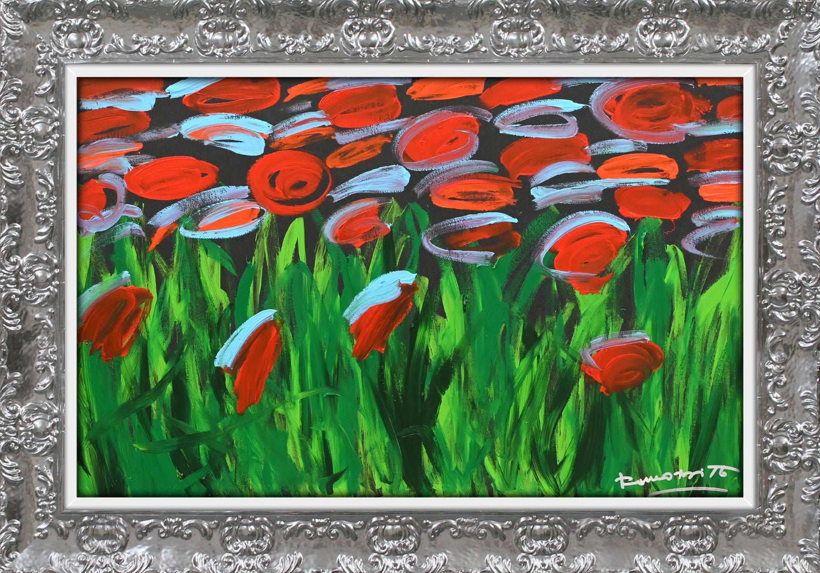 MIDNIGHT GARDEN - Original Painting