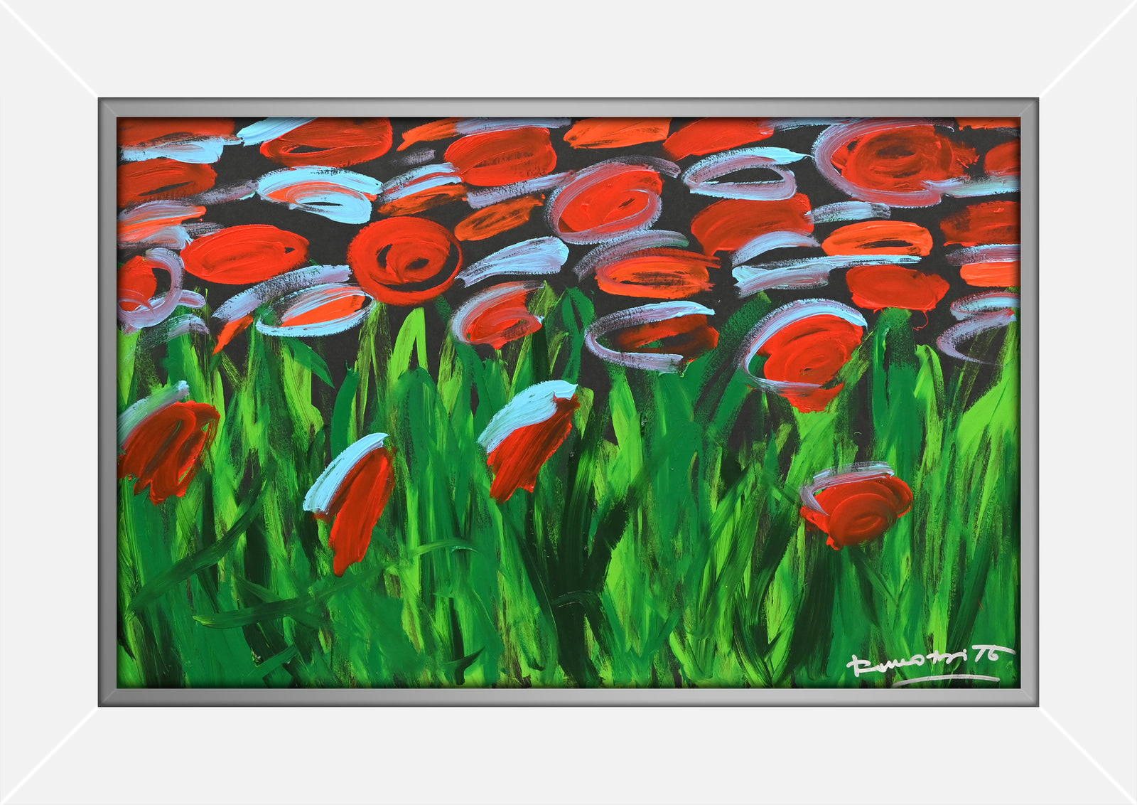 MIDNIGHT GARDEN - Original Painting