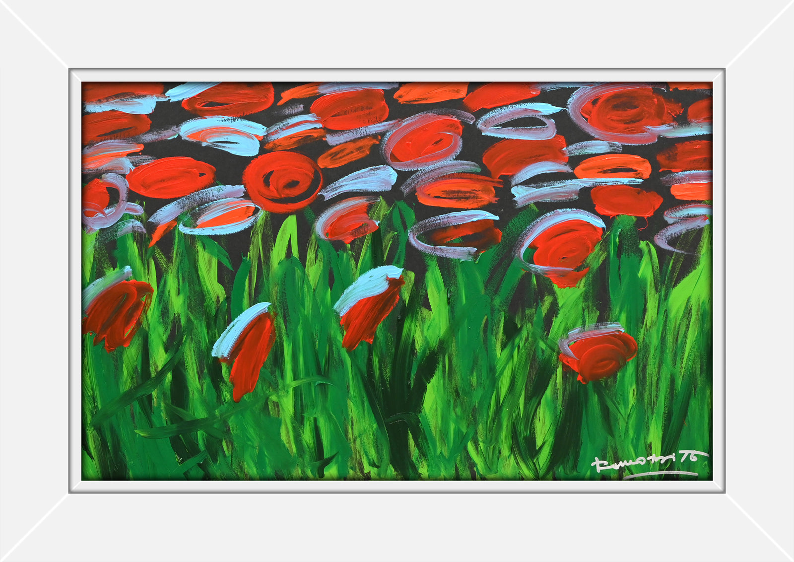 MIDNIGHT GARDEN - Original Painting