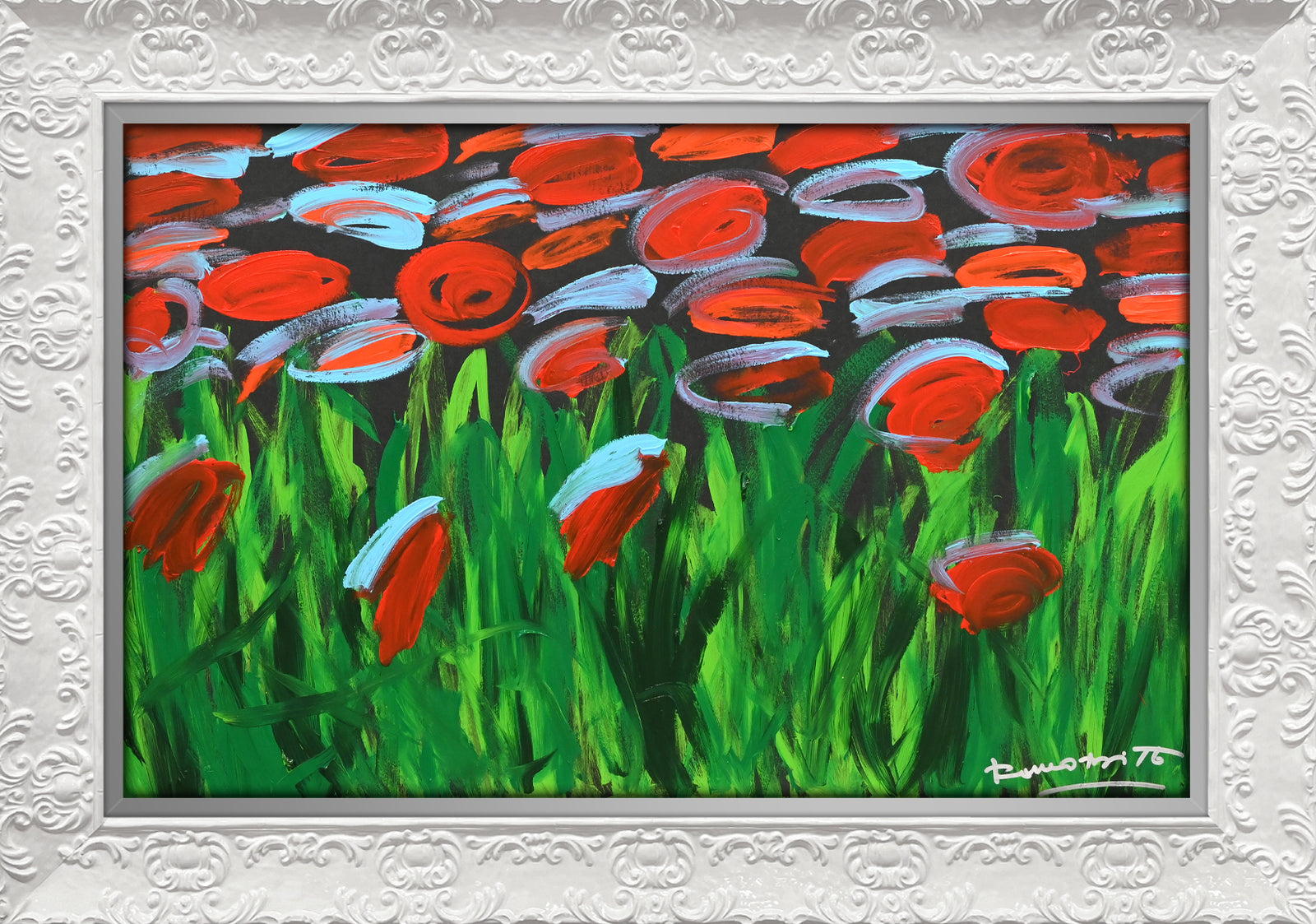 MIDNIGHT GARDEN - Original Painting