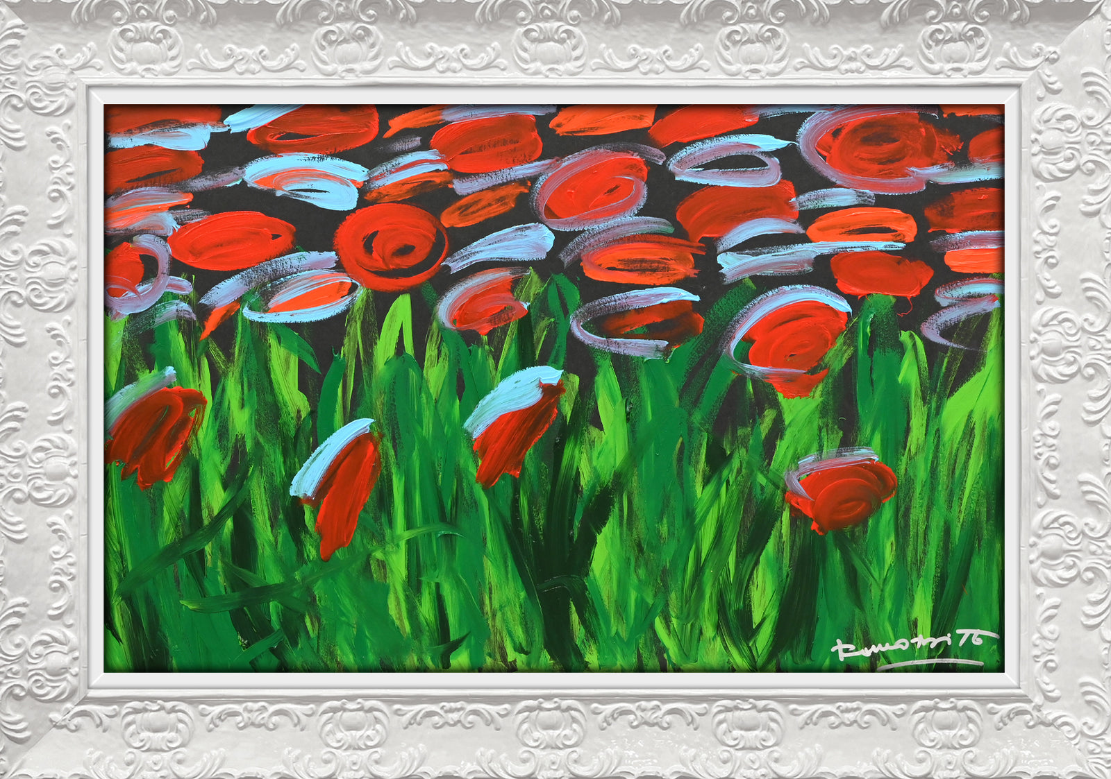 MIDNIGHT GARDEN - Original Painting