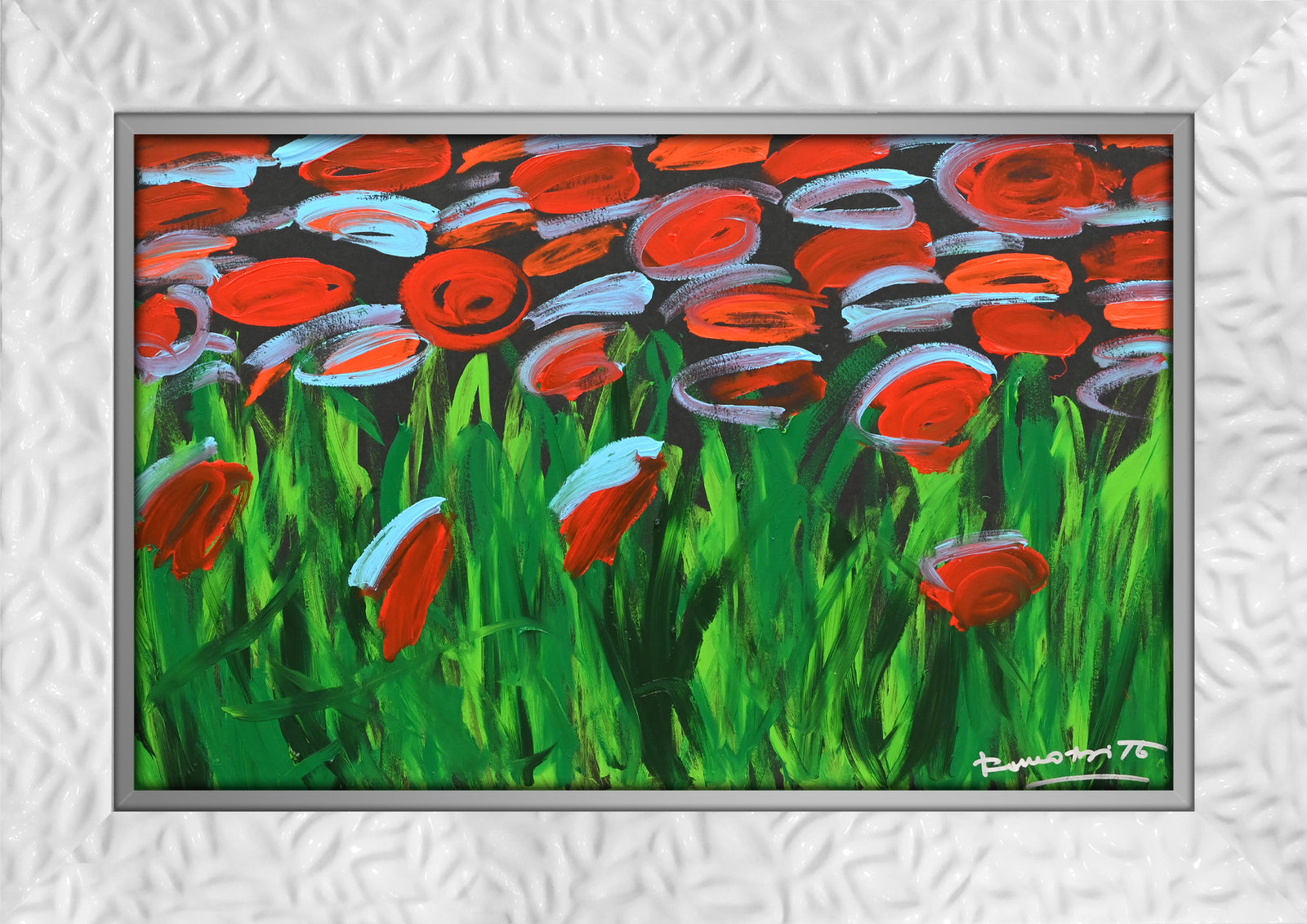 MIDNIGHT GARDEN - Original Painting