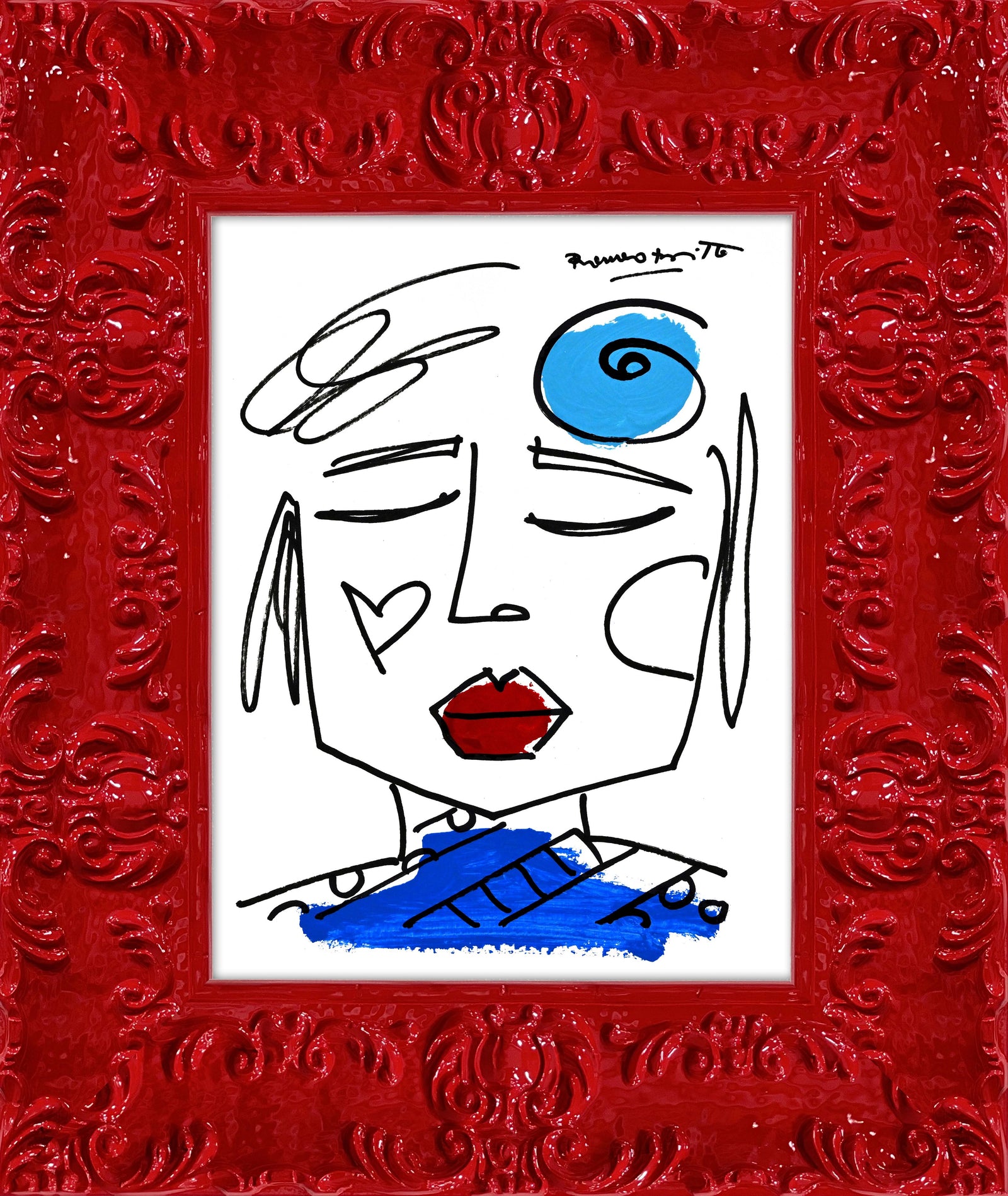 the sicily collection original drawing colorful decorative collectible gift idea