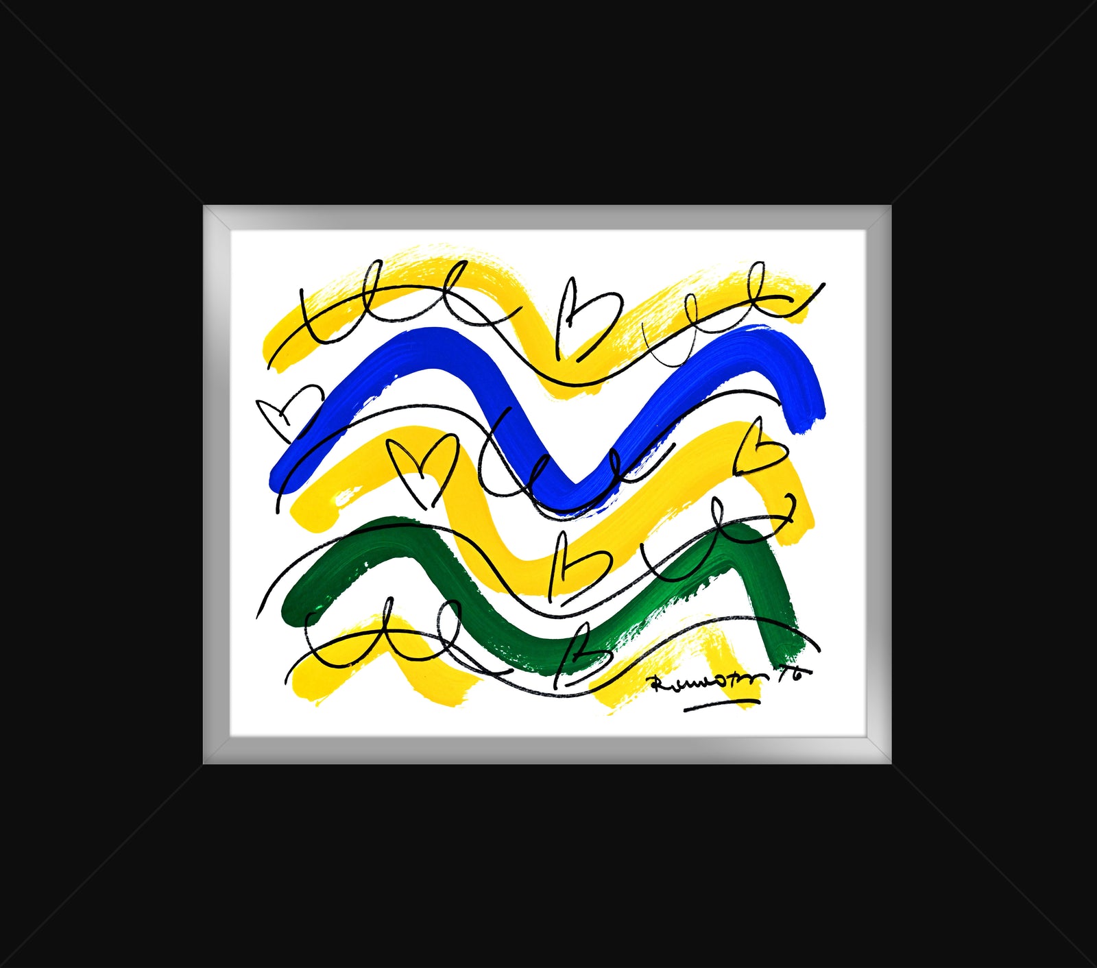 the rio collection original drawing colorful decorative collectible gift idea