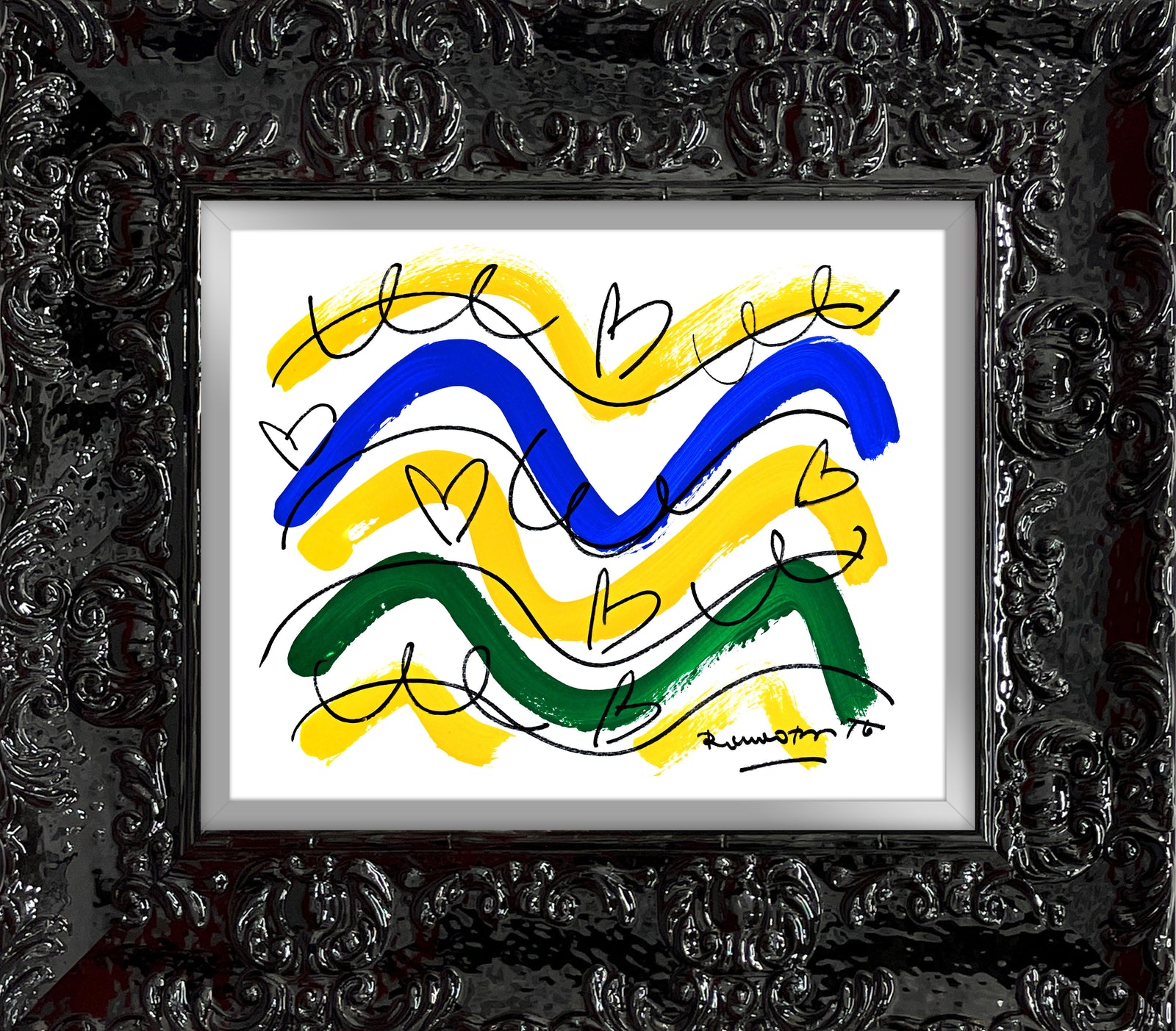 the rio collection original drawing colorful decorative collectible gift idea