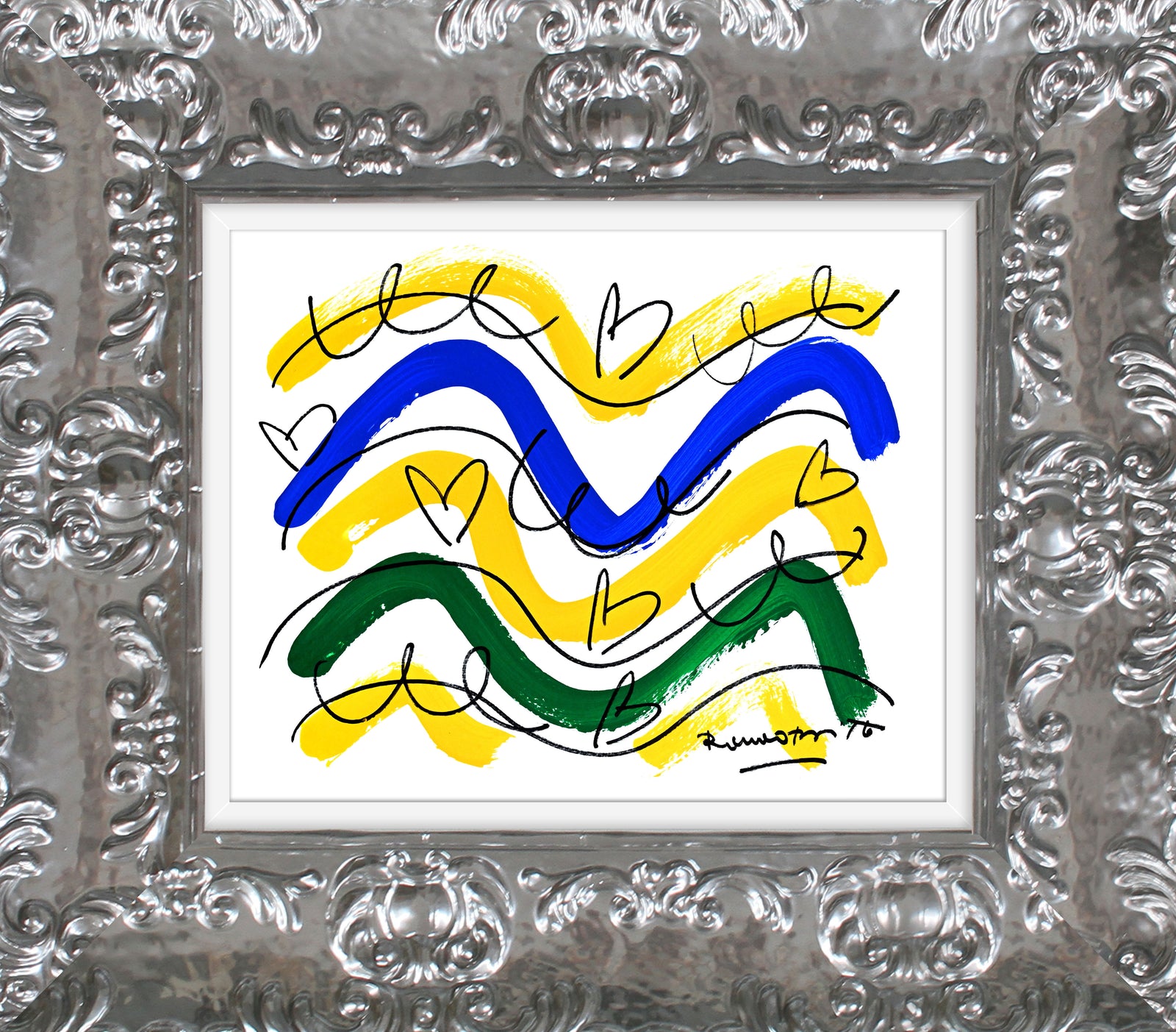 the rio collection original drawing colorful decorative collectible gift idea