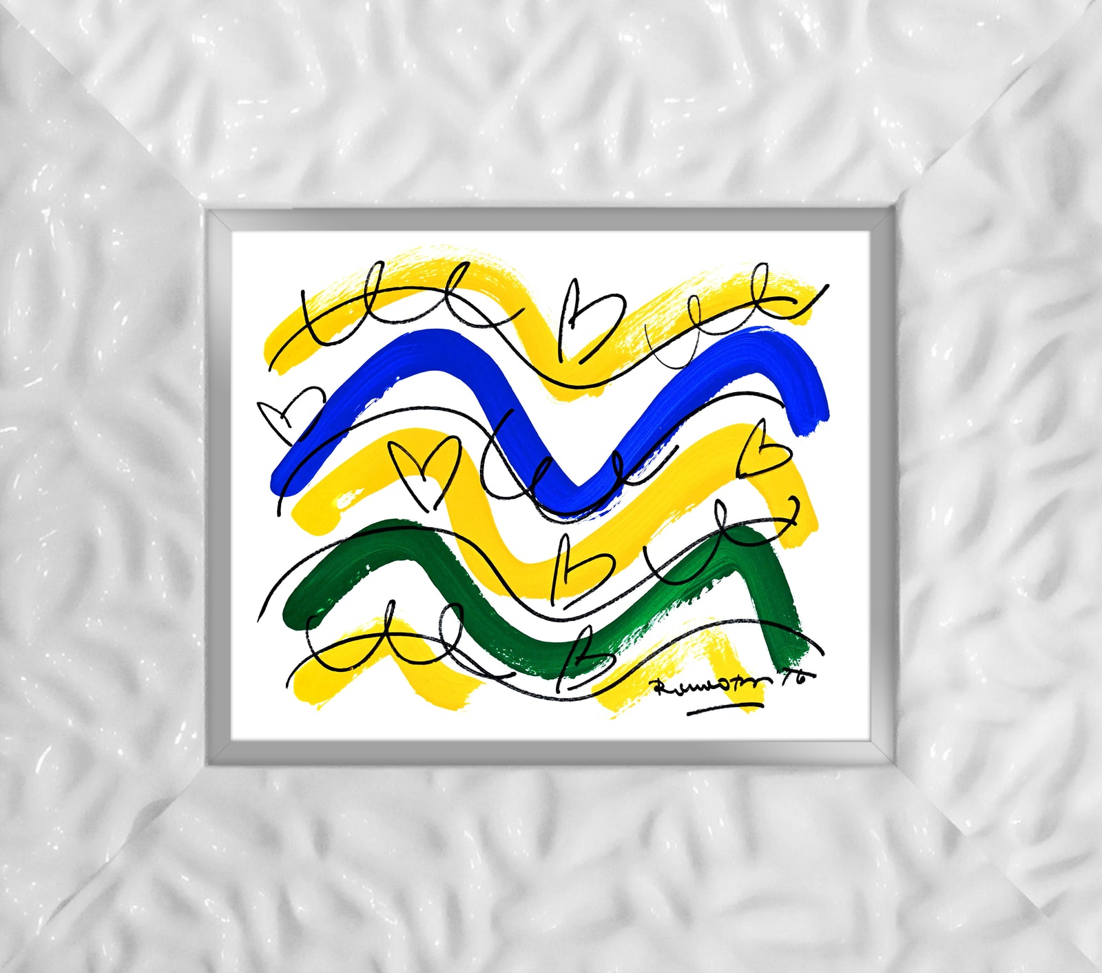 the rio collection original drawing colorful decorative collectible gift idea