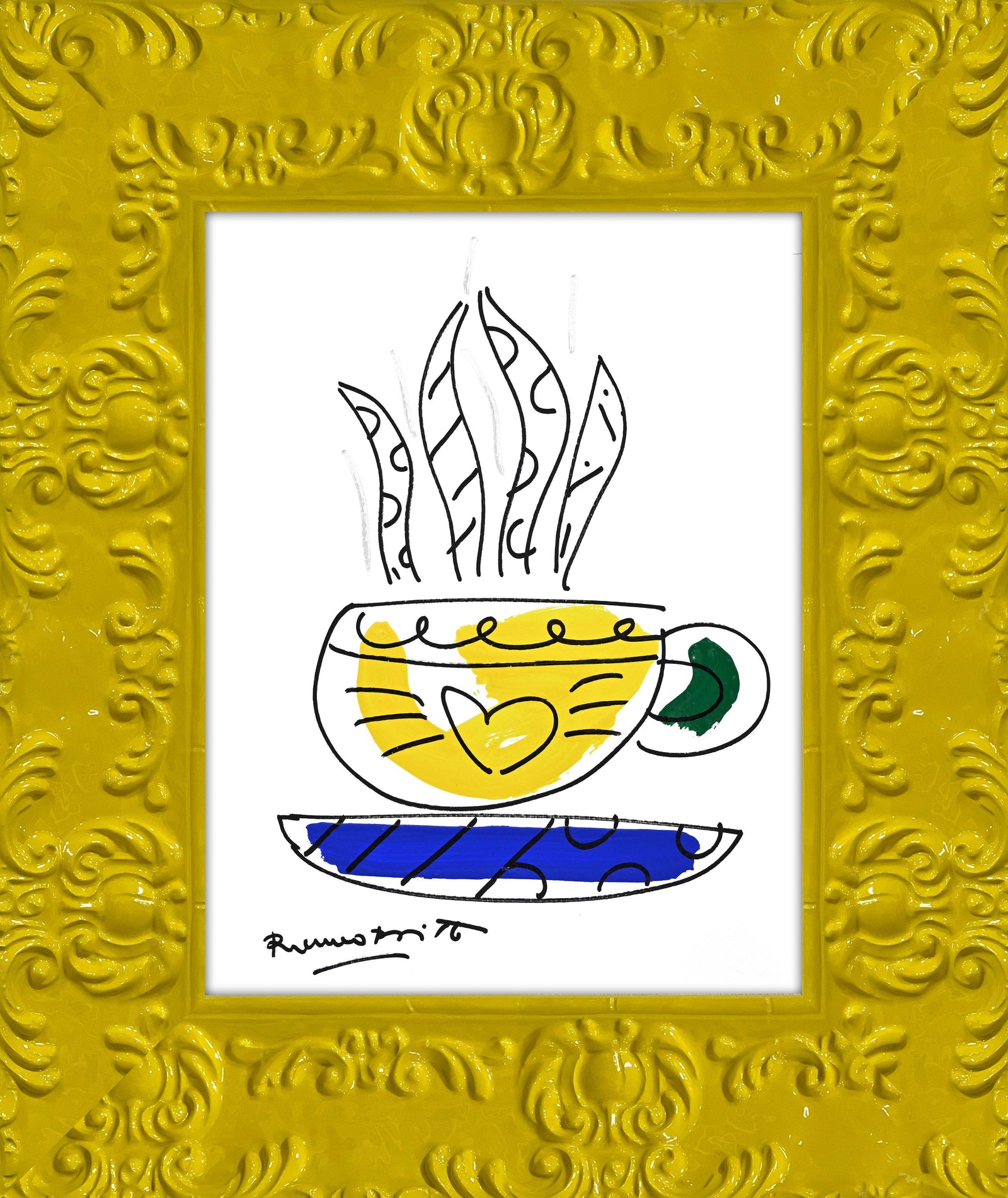 the rio collection original drawing colorful decorative collectible gift idea