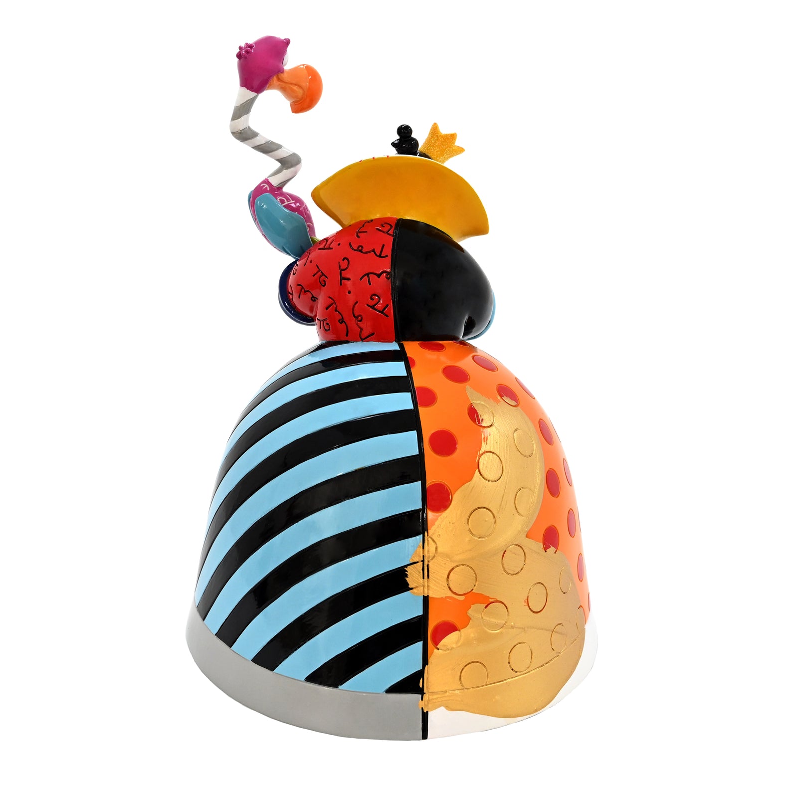 Queen Of Hearts - Disney By Britto - Original Touch Of Gold Sculpture