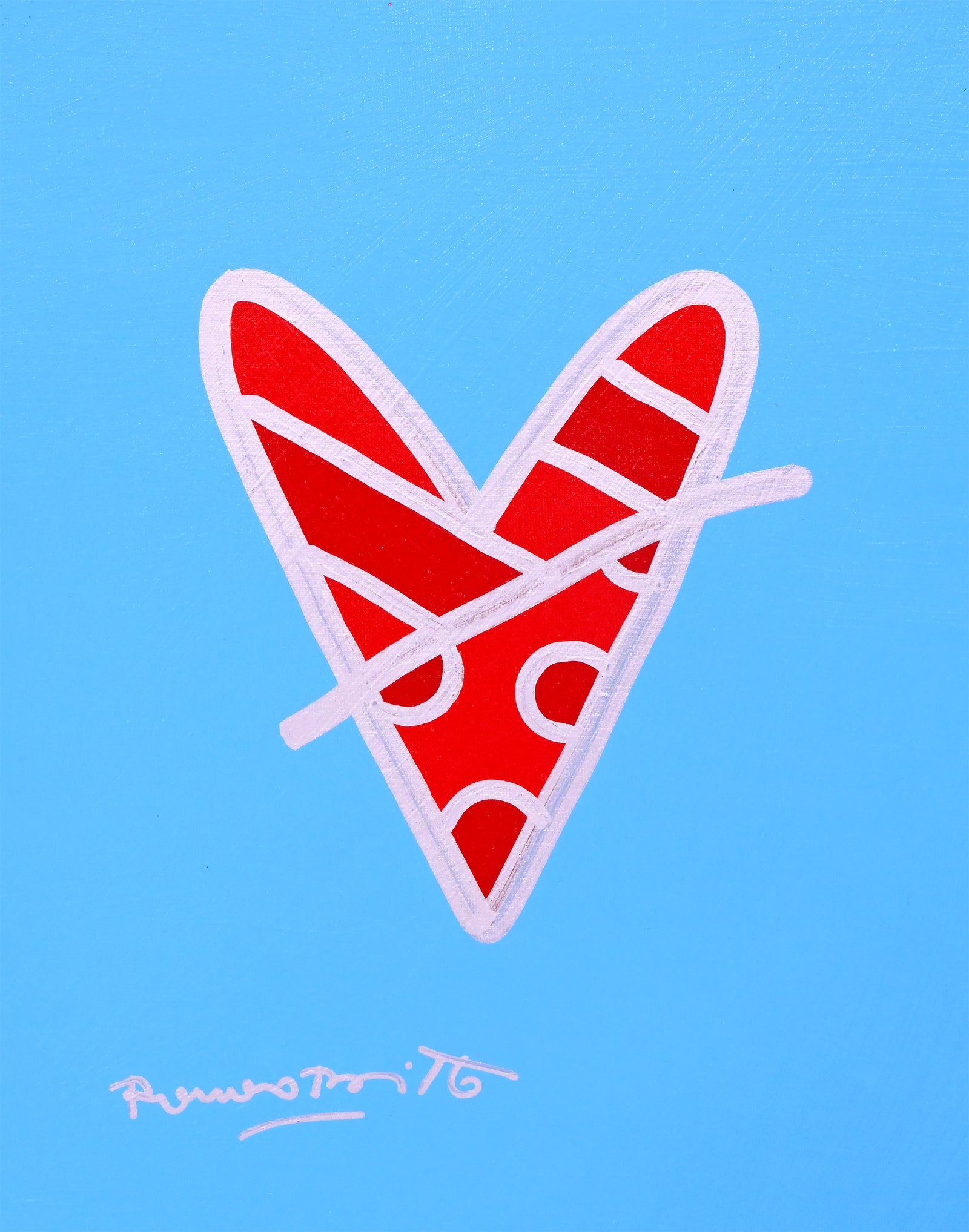 LIKE LOVE (BABY BLUE) - Original Painting