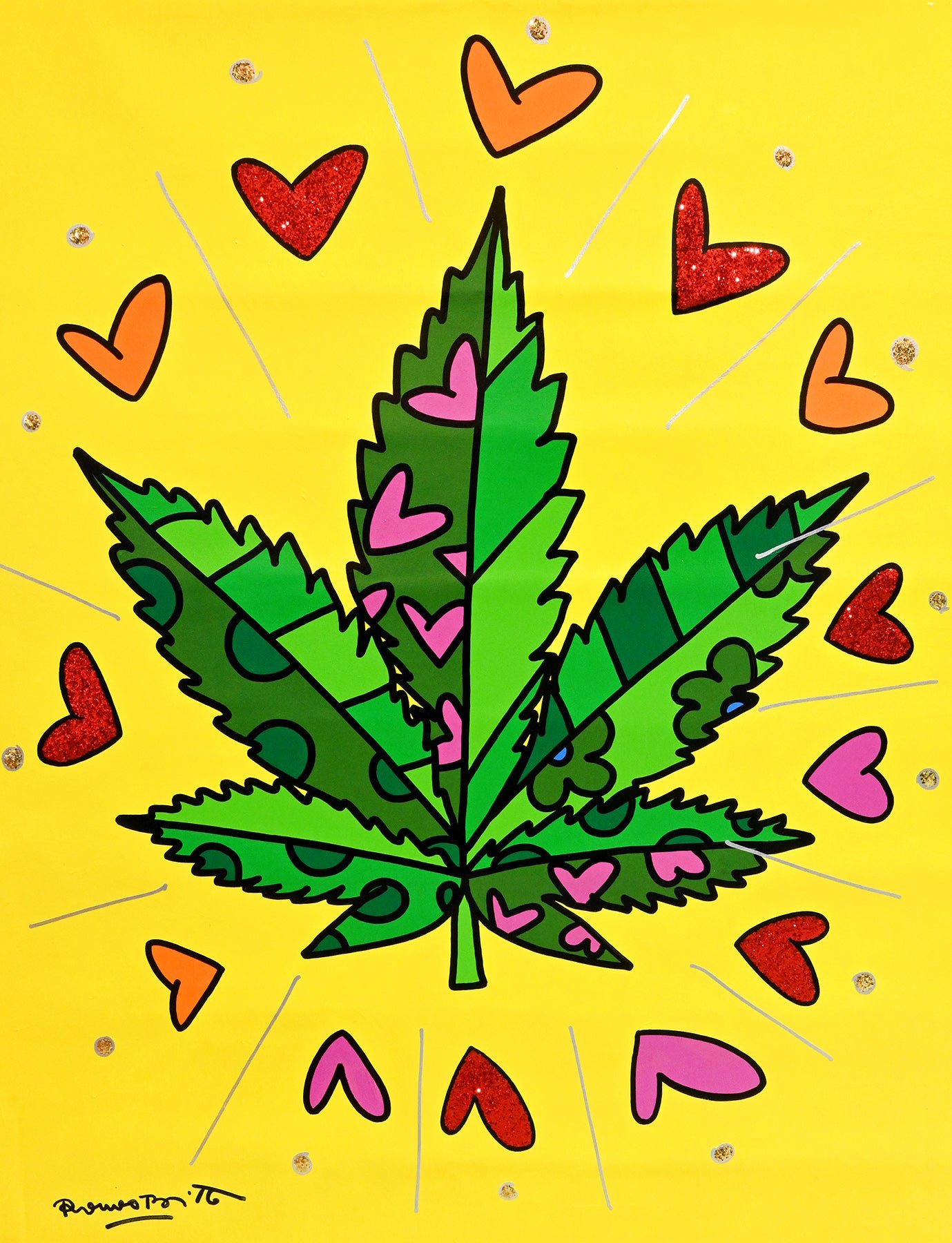 MEDICINAL (MARIJUANA) - Original Painting