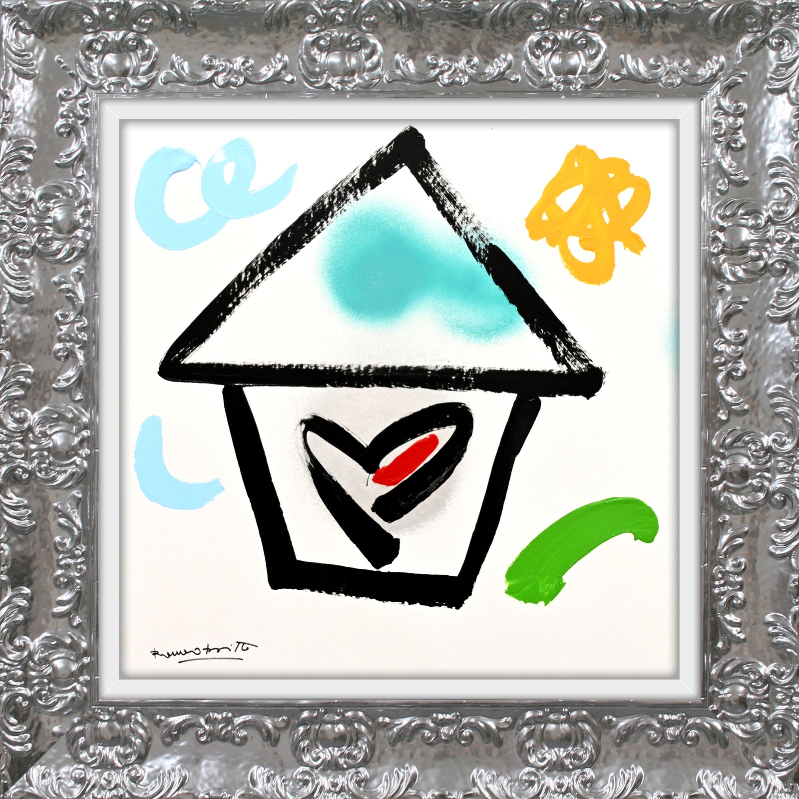 home original drawing colorful decorative collectible gift idea