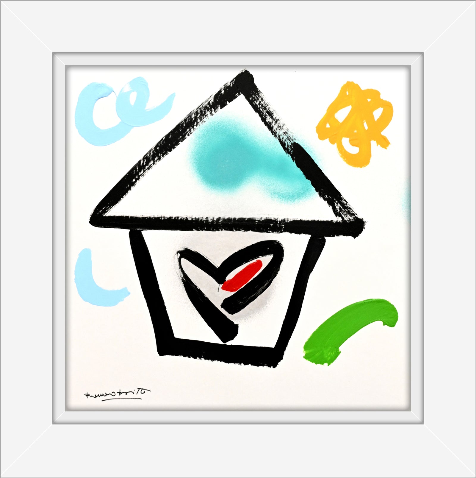 home original drawing artistic colorful design collectible