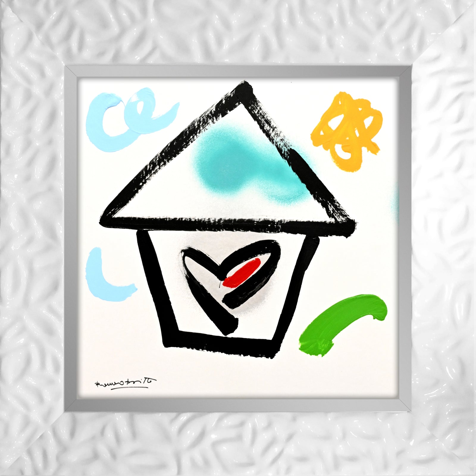 home original drawing colorful decorative collectible gift idea