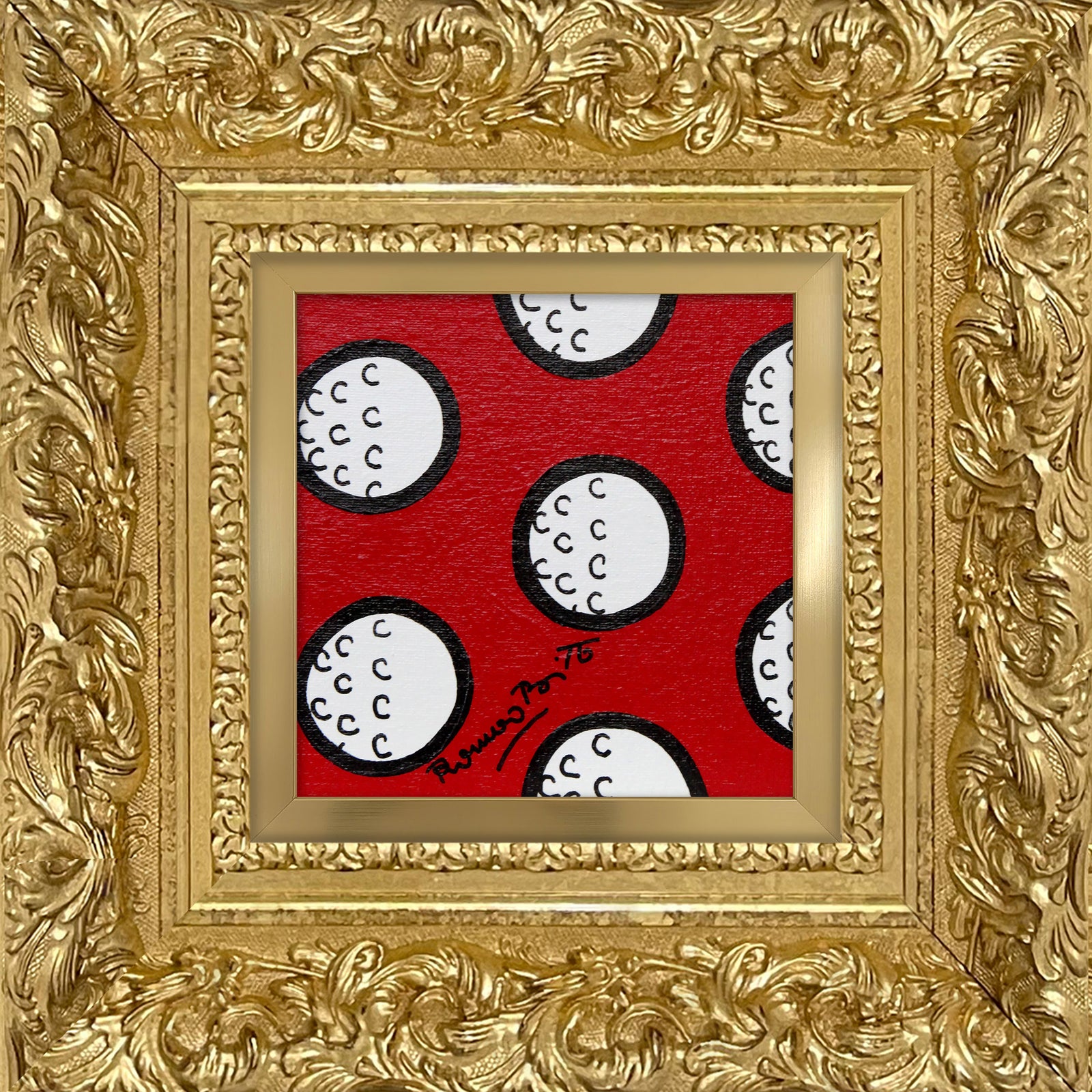 TO DREAM (GOLF BALLS) - Original Painting