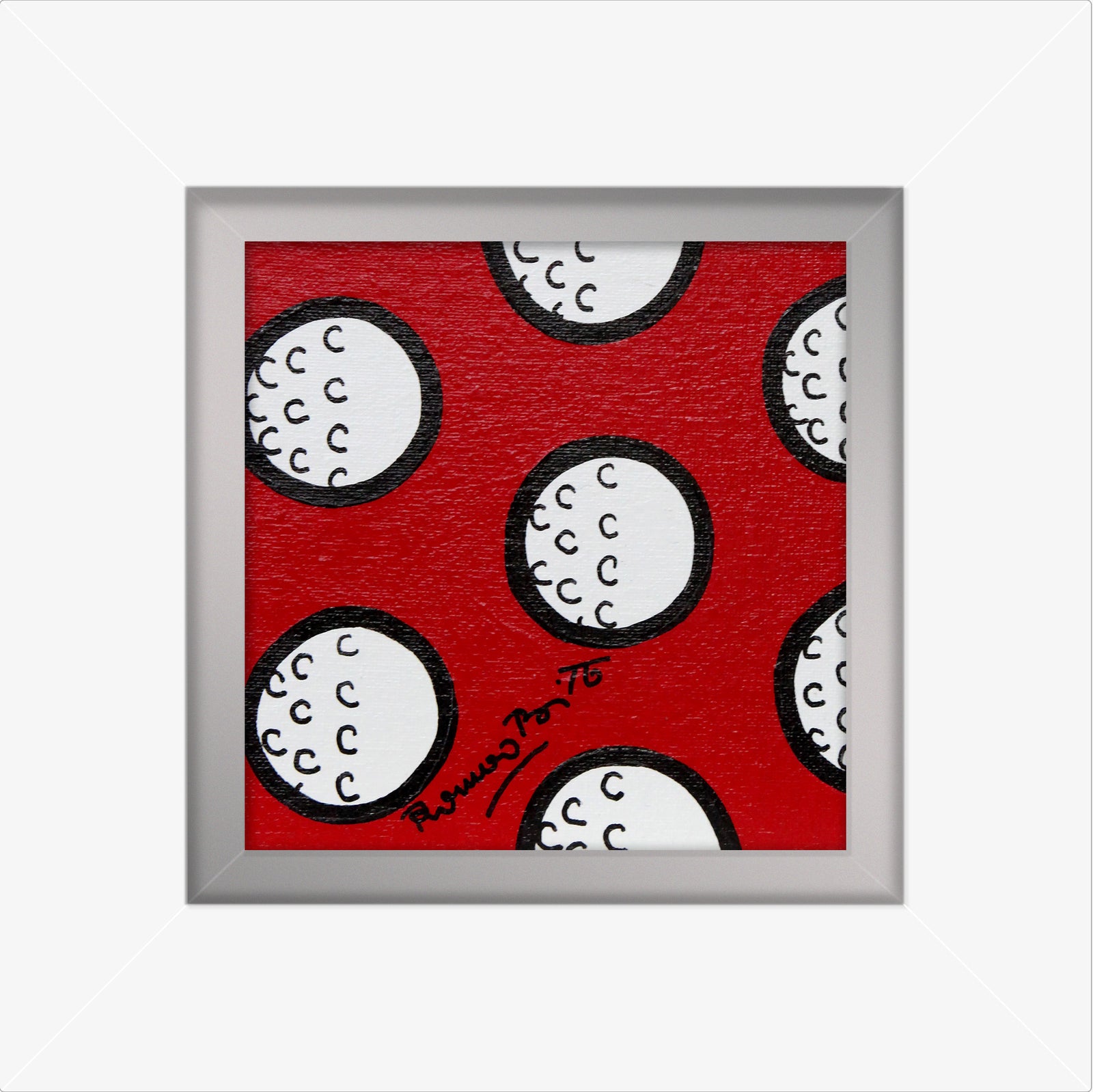 TO DREAM (GOLF BALLS) - Original Painting