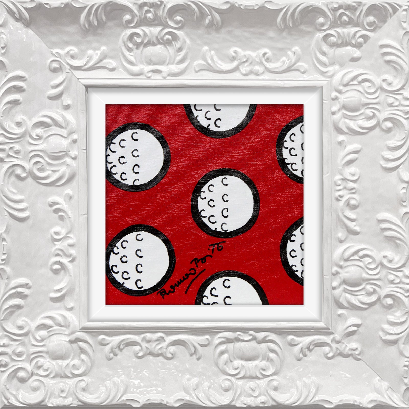 TO DREAM (GOLF BALLS) - Original Painting