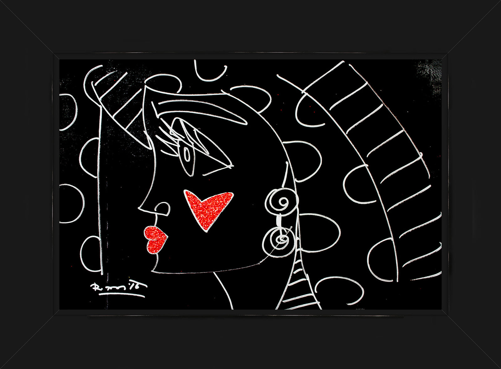 thoughts original drawing colorful decorative collectible gift idea