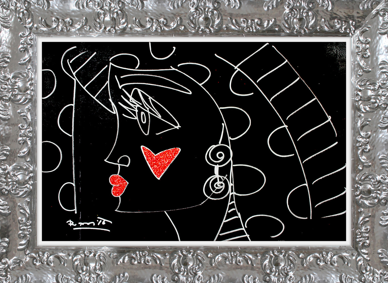 thoughts original drawing colorful decorative collectible gift idea