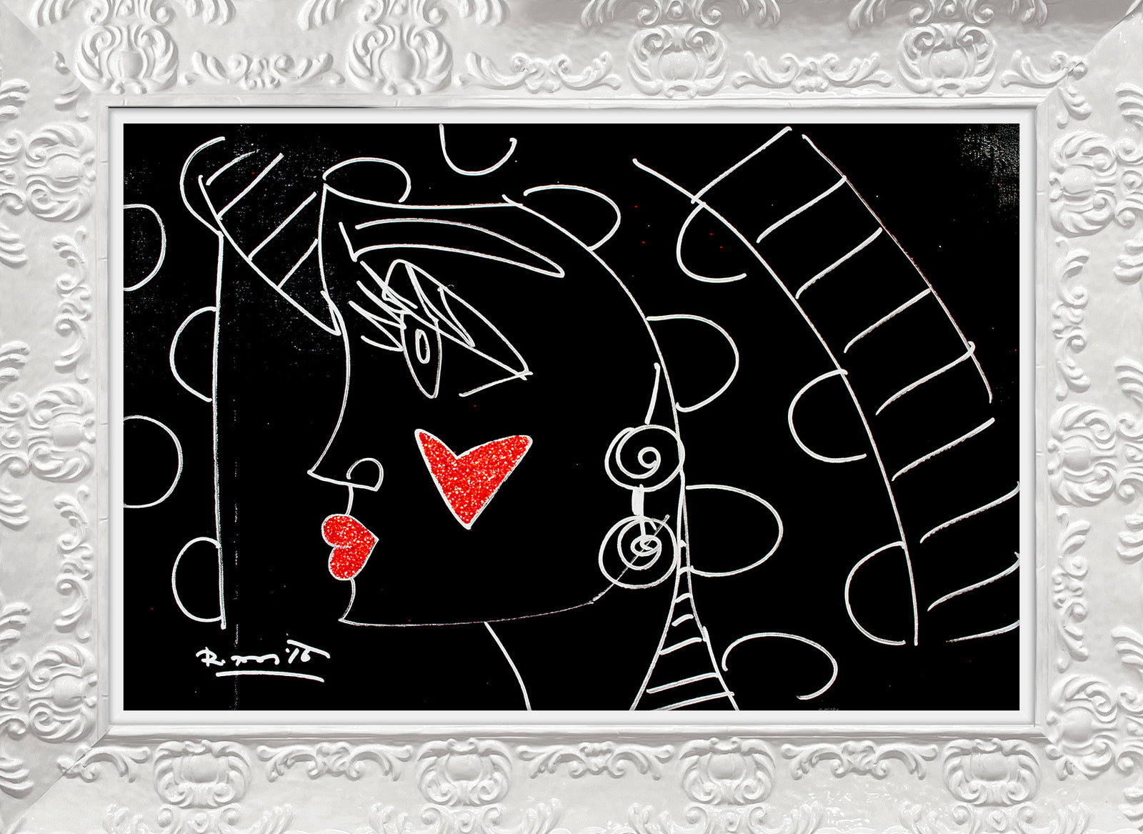 thoughts original drawing artistic colorful design collectible