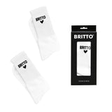 BRITTO® SOCKS - White - Pack of 2