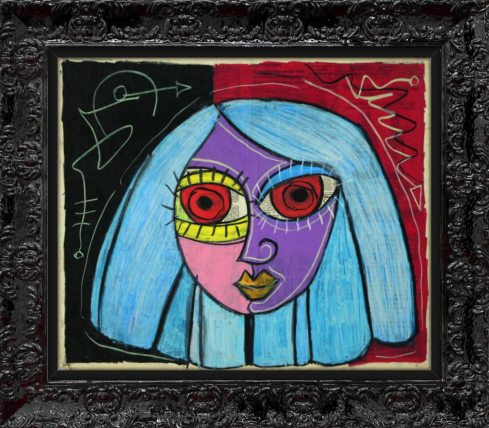 AFTER HOURS - Original Vintage Painting