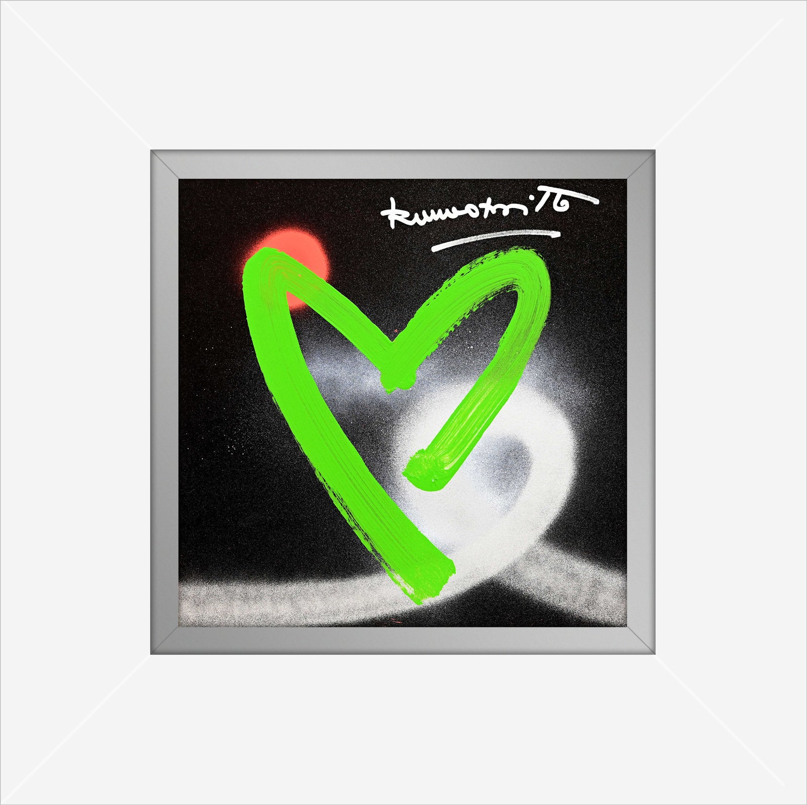 heartbeat original drawing colorful decorative collectible gift idea