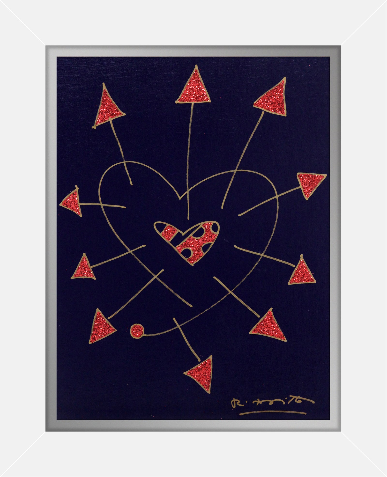 so in love original drawing artistic colorful design collectible