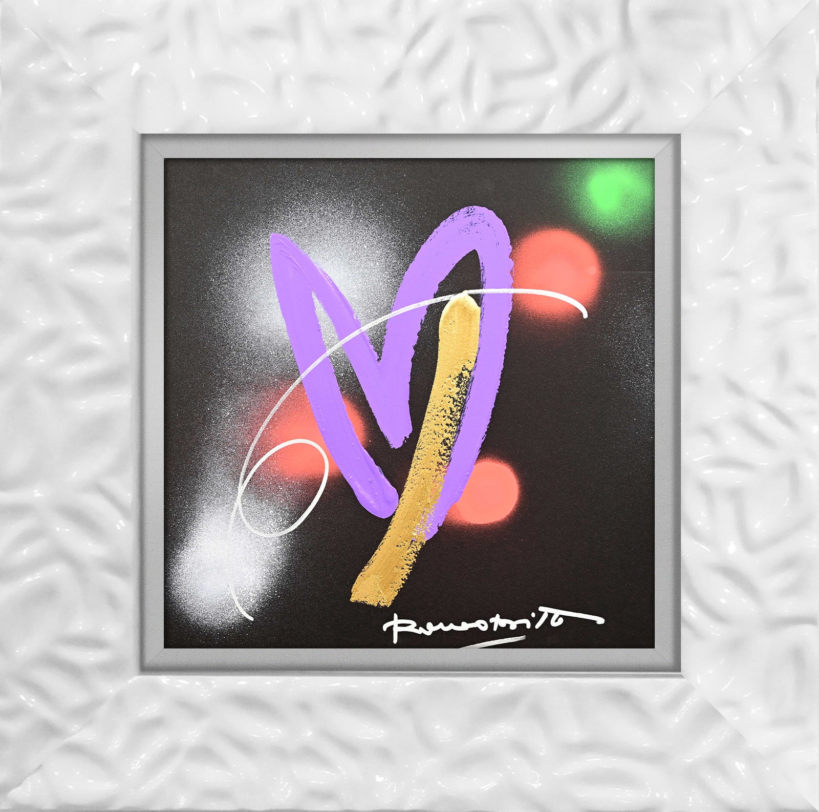 heartbeat original drawing colorful decorative collectible gift idea