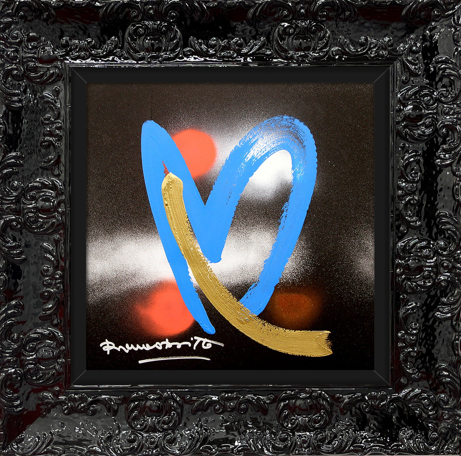 heartbeat original drawing colorful decorative collectible gift idea
