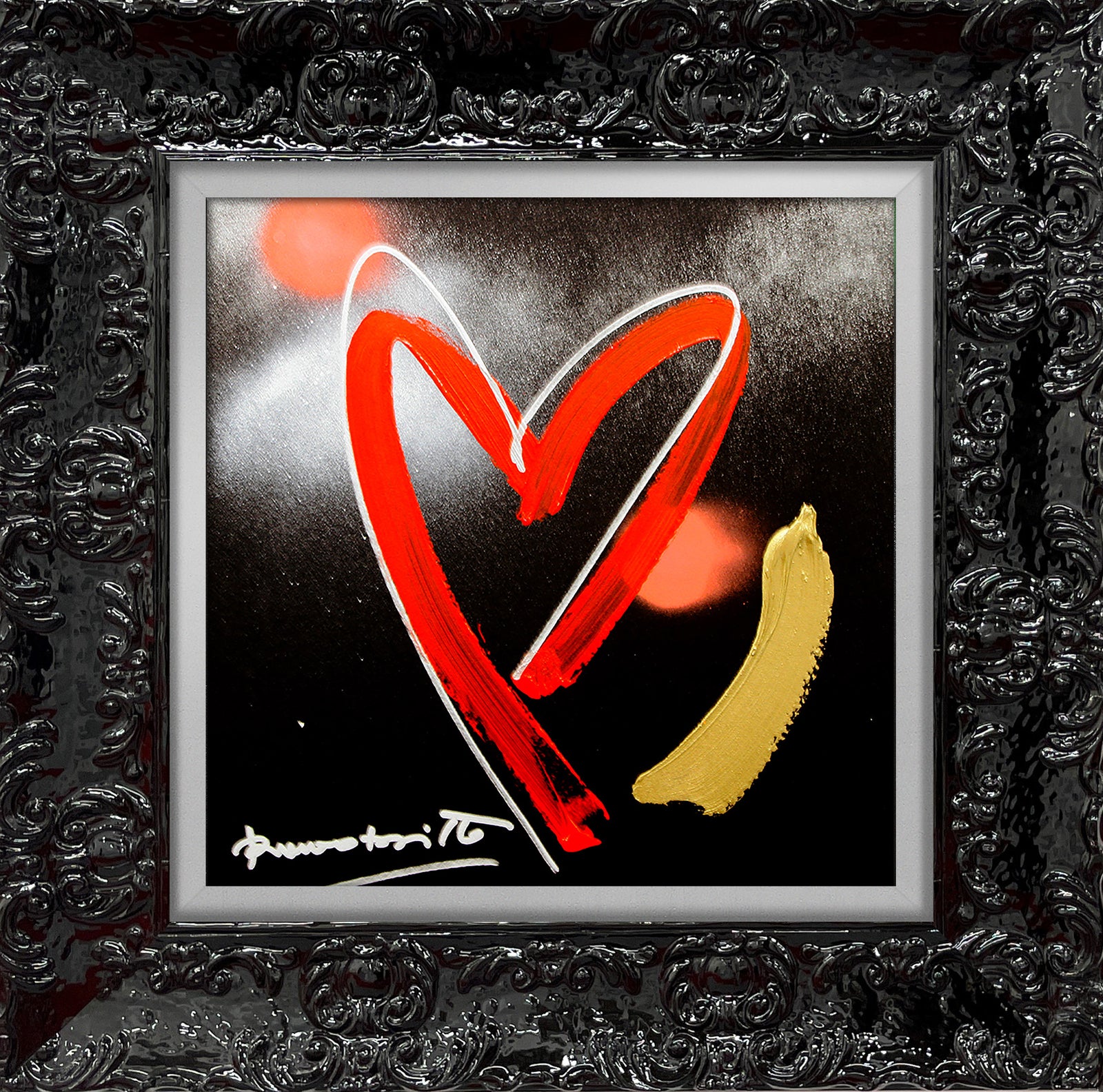 heartbeat original drawing colorful decorative collectible gift idea