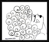 CURLY -  Original Drawing