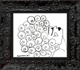 CURLY -  Original Drawing