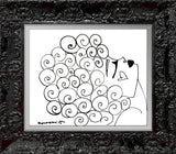 CURLY -  Original Drawing