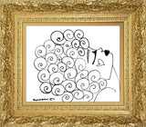 CURLY -  Original Drawing