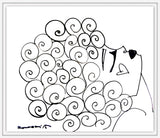 CURLY -  Original Drawing