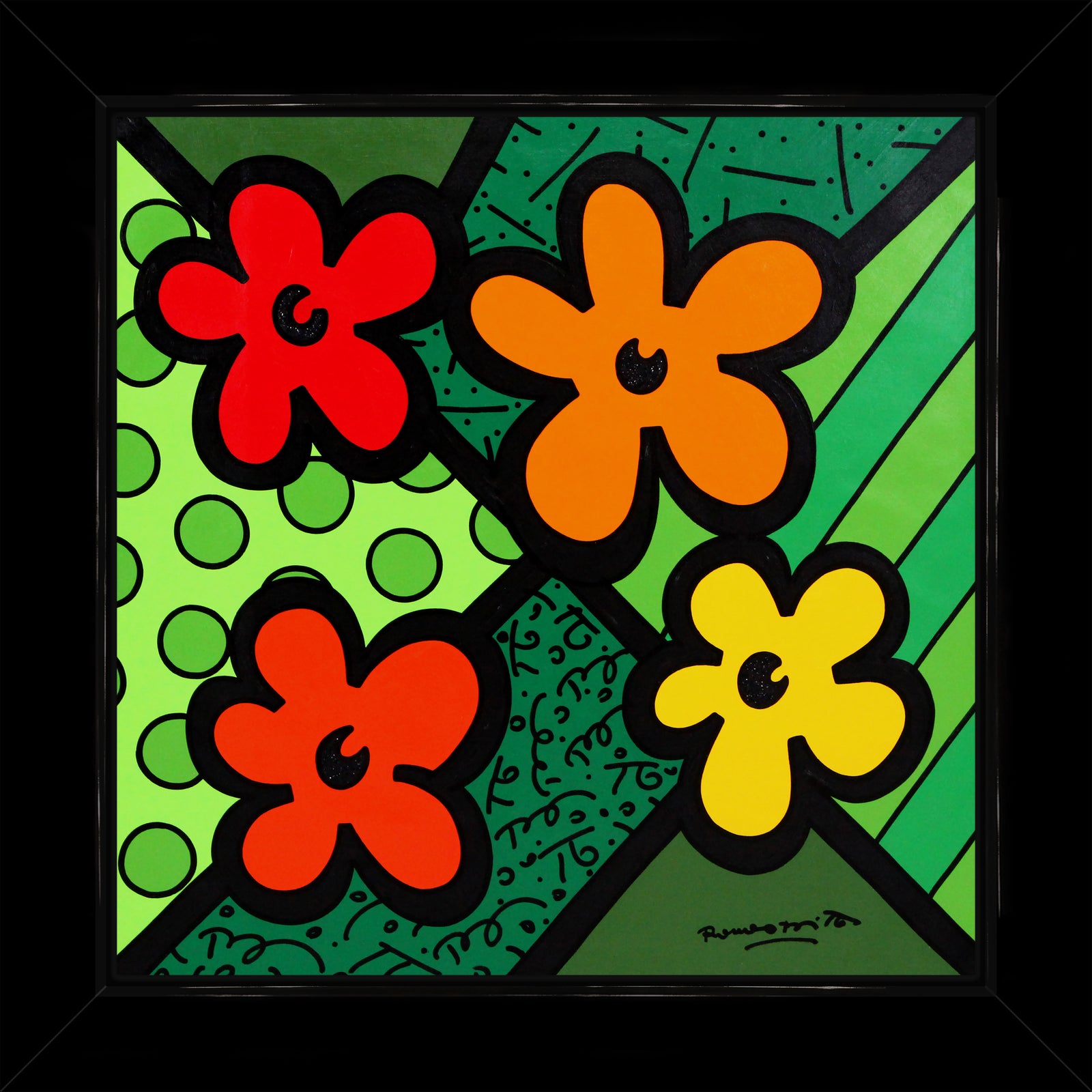 Andy's Flowers - Original Painting