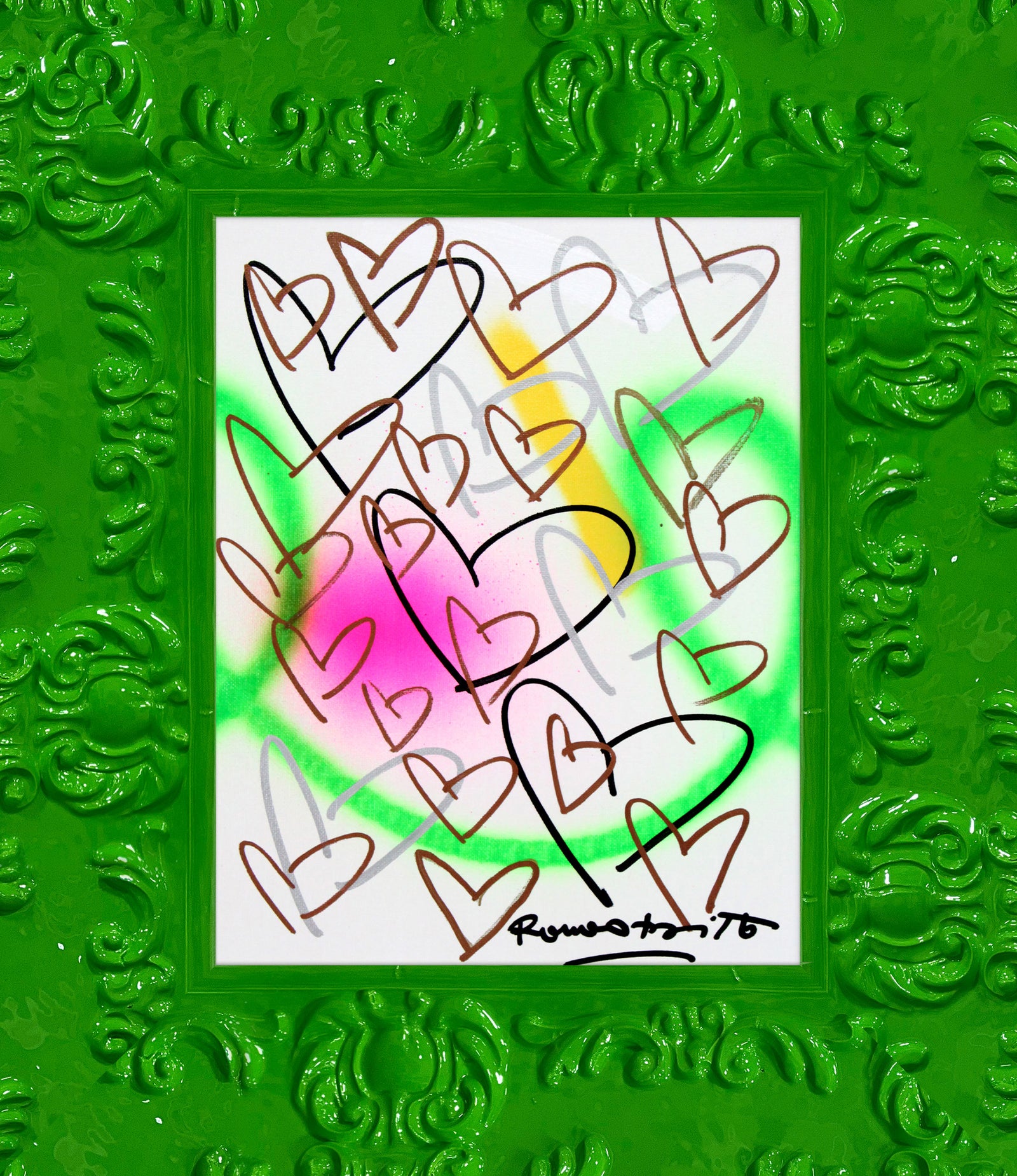 evolution original drawing colorful decorative collectible gift idea