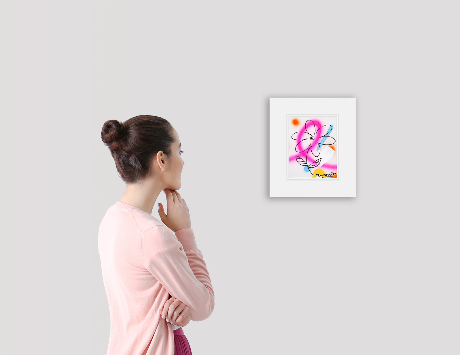 evolution original drawing artistic colorful design collectible