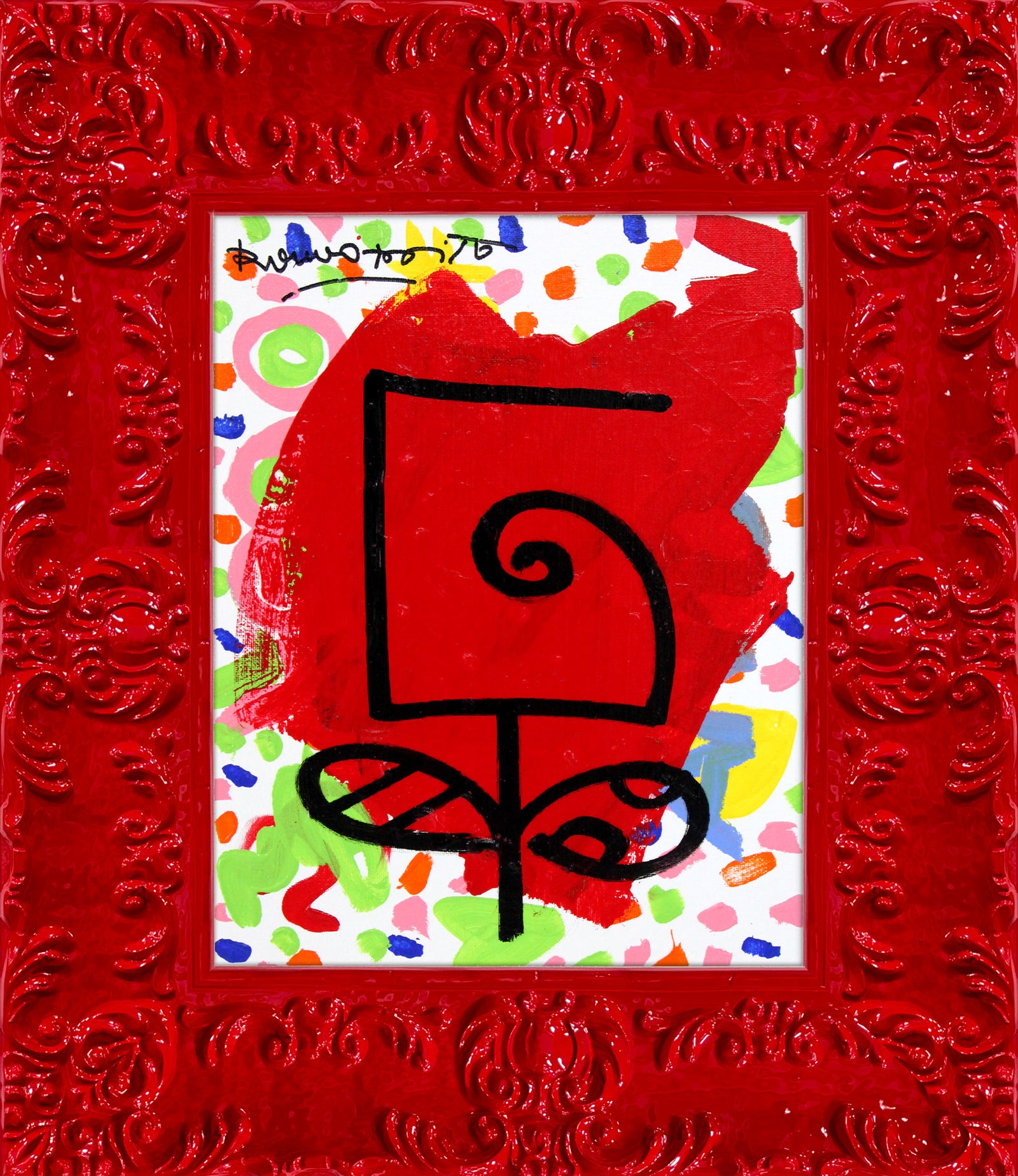 evolution original drawing colorful decorative collectible gift idea
