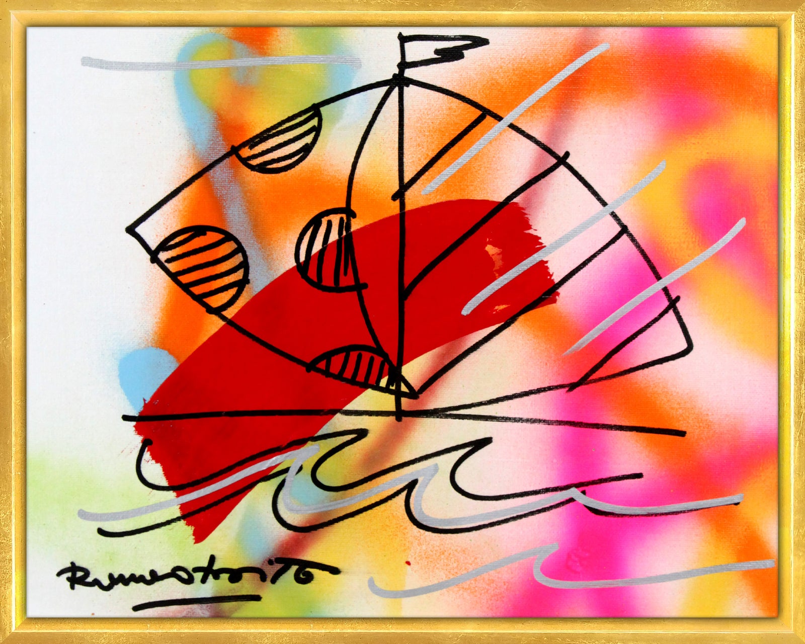 evolution original drawing colorful decorative collectible gift idea