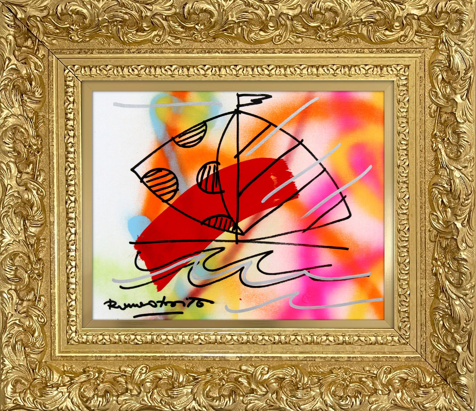 evolution original drawing colorful decorative collectible gift idea