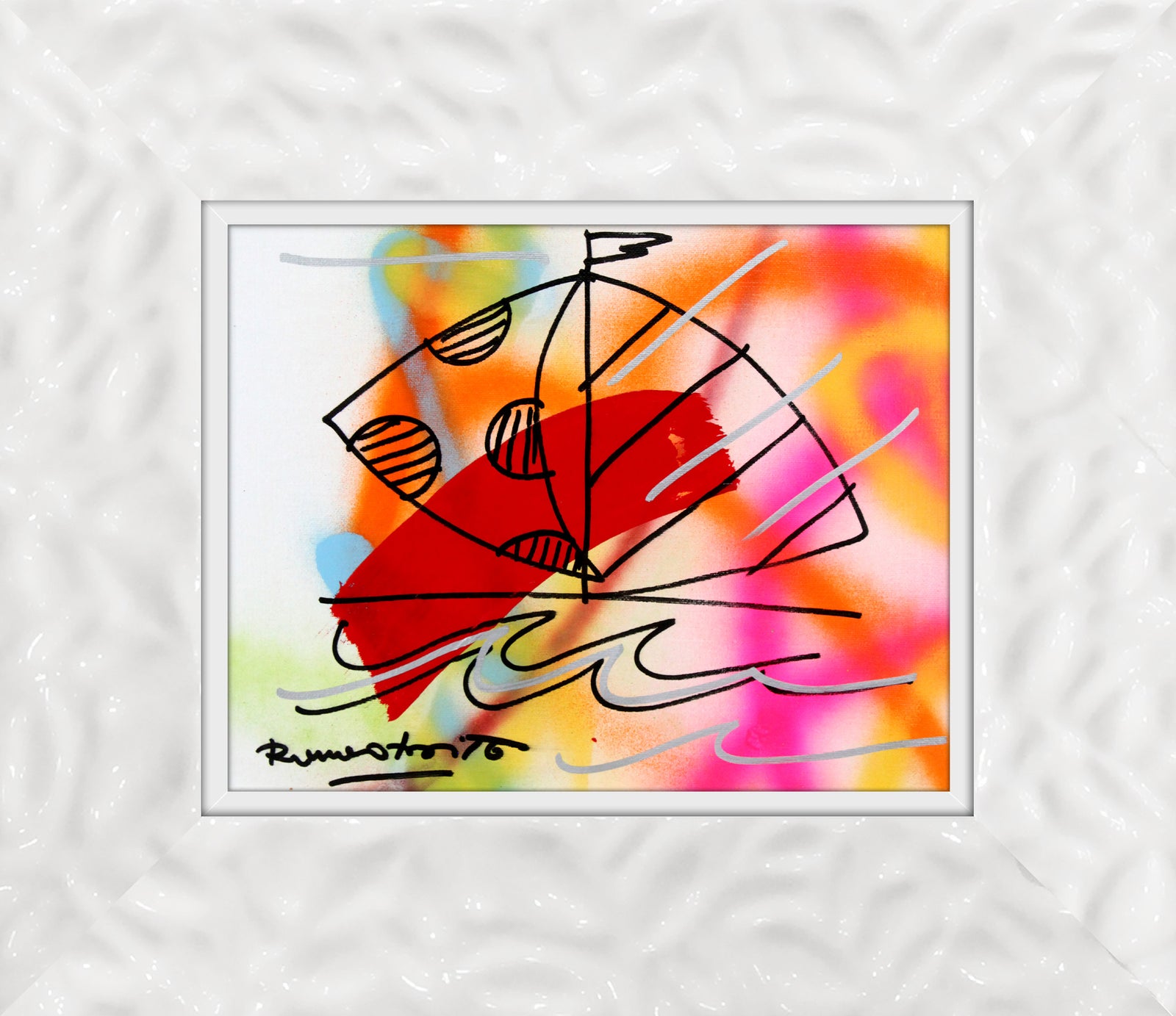 evolution original drawing colorful decorative collectible gift idea