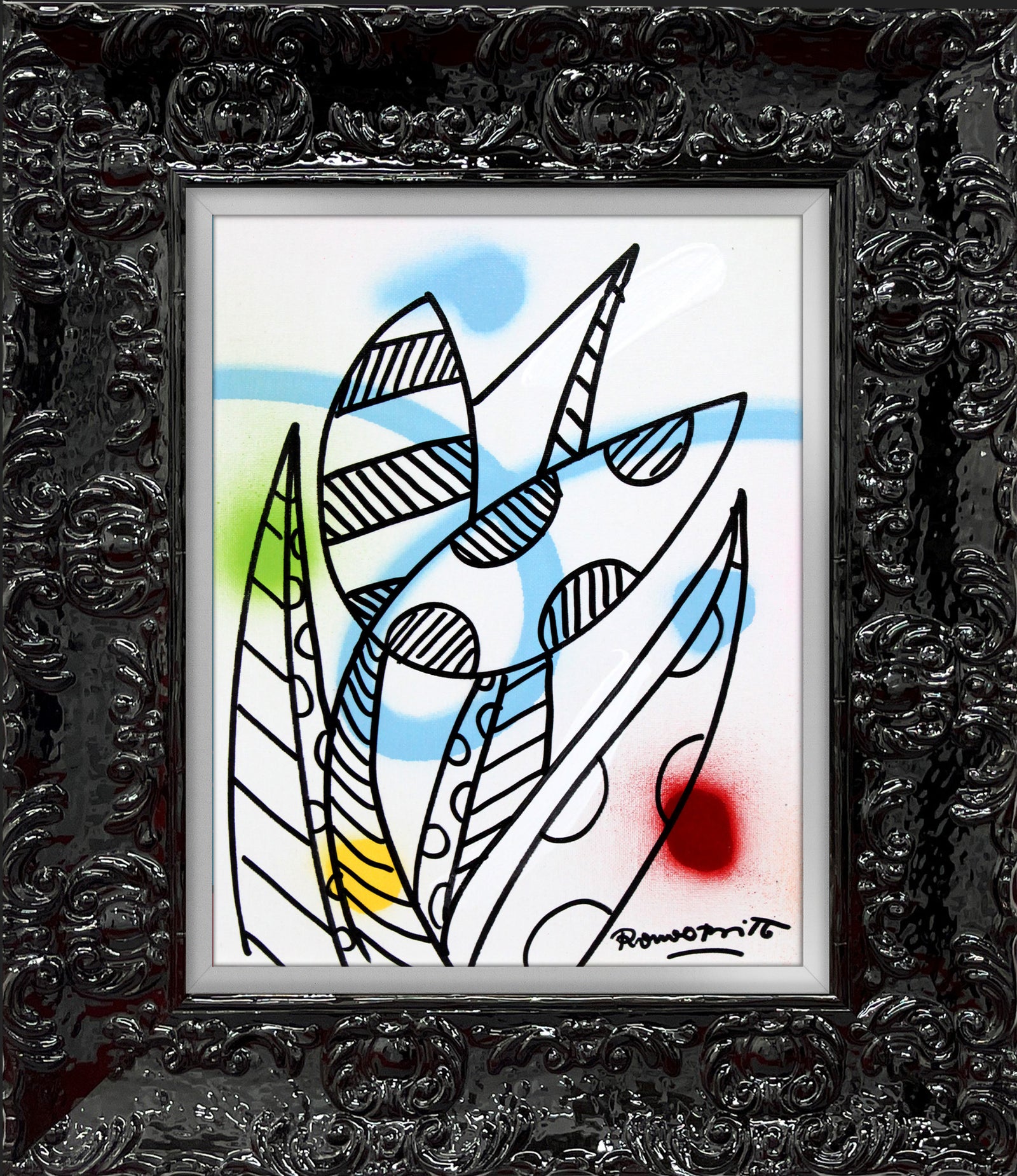 evolution original drawing artistic colorful design collectible