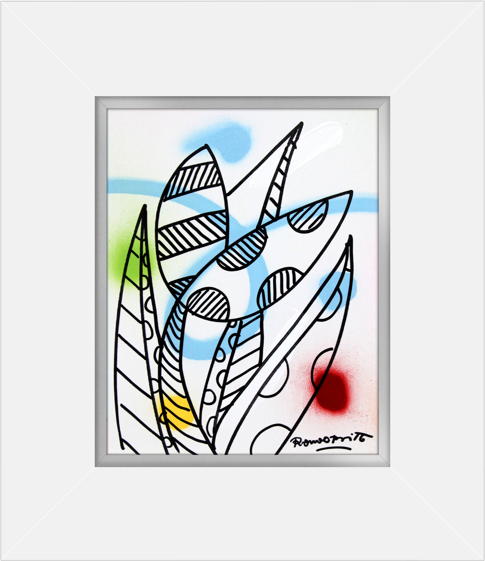 evolution original drawing colorful decorative collectible gift idea