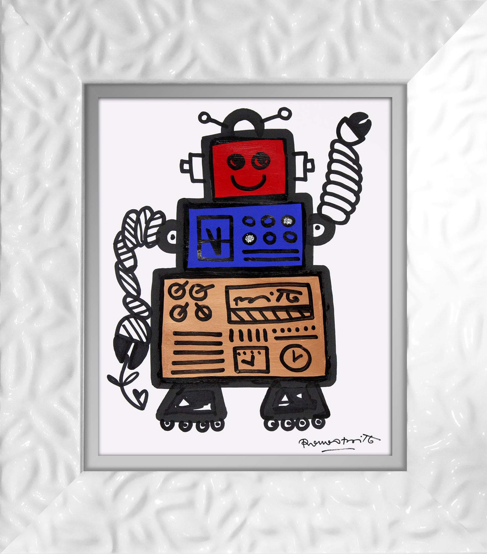 red original drawing colorful decorative collectible gift idea