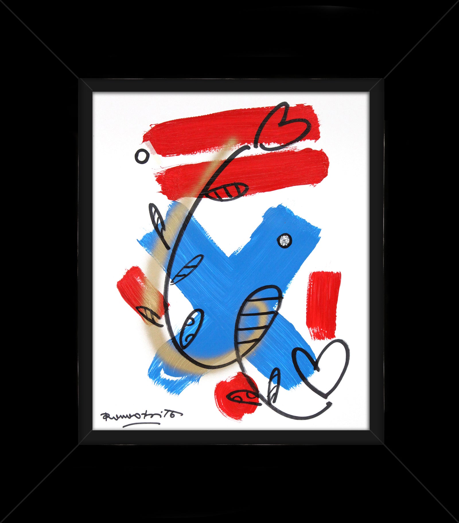 evolution original drawing artistic colorful design collectible