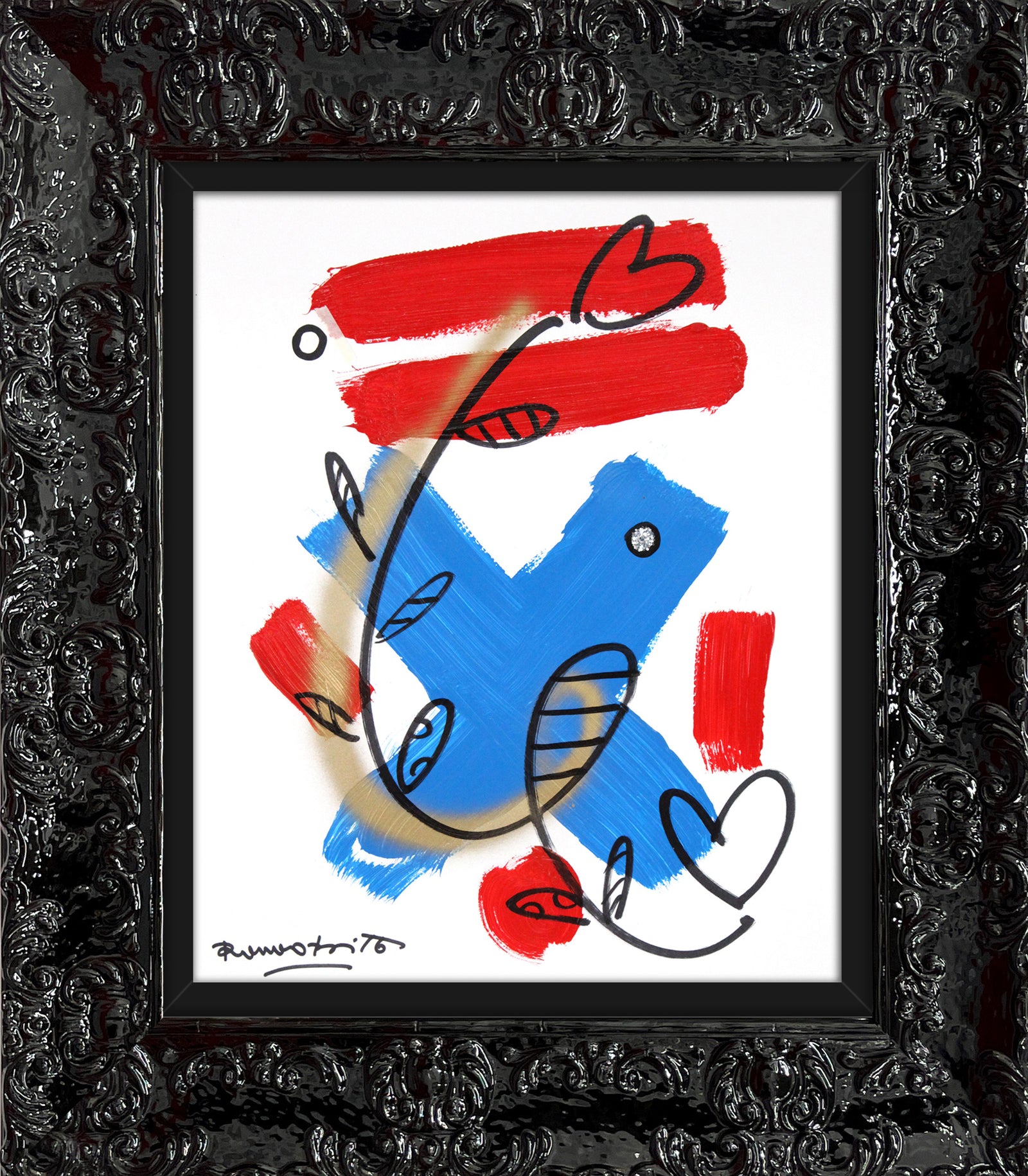 evolution original drawing colorful decorative collectible gift idea