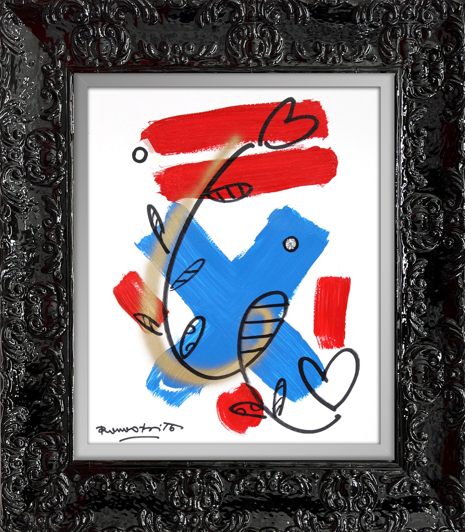 evolution original drawing colorful decorative collectible gift idea