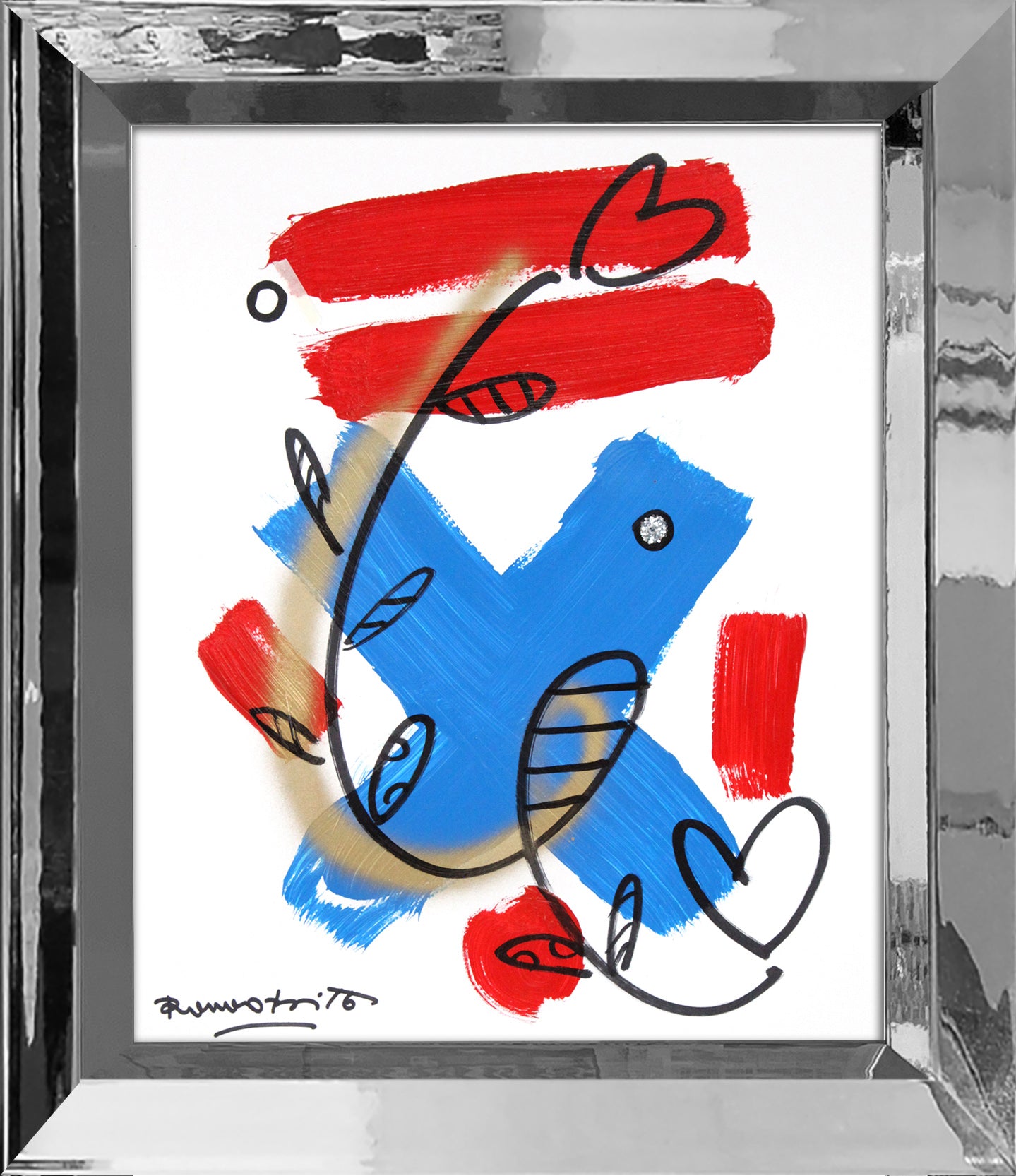 evolution original drawing colorful decorative collectible gift idea